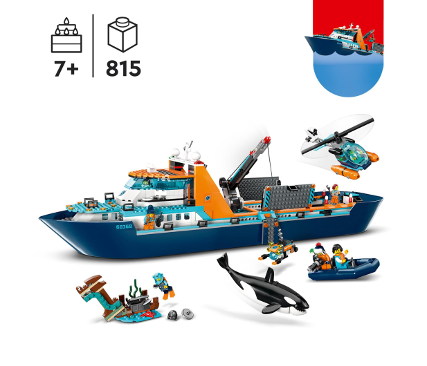LEGO City 60368 Łódź badacza Arktyki - 1144448 - zdjęcie 2